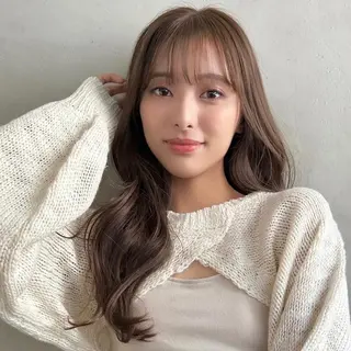 ロング カラー パーマ ヘアアレンジ メンズ キッズ ネイル マツエク・マツパ アイブロウ 丁寧なカウンセリング 🌿Chiemi🌿のヘアスタイル