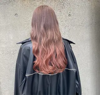 ロング カラー ブリーチ指名 NO1🌈SAKIのヘアスタイル