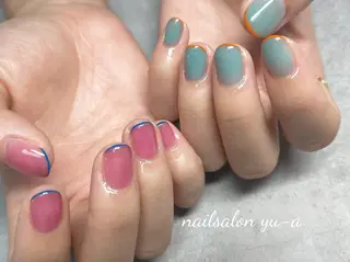 ネイル ネイル＆ホワイトニング   Yu-a所属・yu-a  スカルプ ネイルakiのネイルデザイン