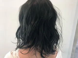 ミディアム GLROW haruhiのヘアスタイル