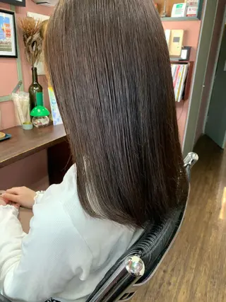 セミロング カラー chouette/ 根本優希のヘアスタイル