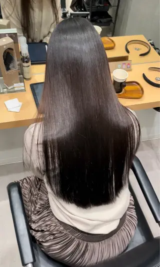 ミディアム 髪質改善ヘアケア 艶髪特化/上田のヘアスタイル