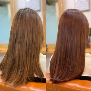 セミロング mood tatemachiのヘアスタイル