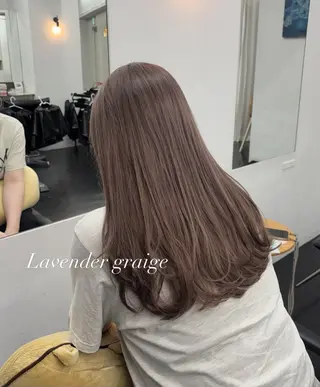 ロング カラー ヤマザキ アヤメ 【シベルバレー横浜】のヘアスタイル