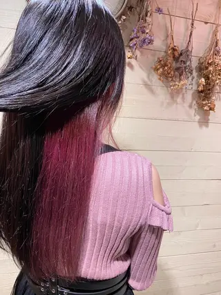 ロング カラー ミズタ マイのヘアスタイル