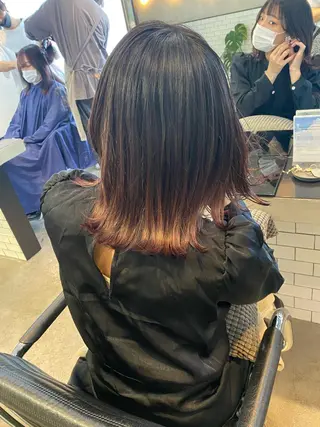 ショート カラー ヘアアレンジ stylist/蛯谷 珠里のヘアスタイル