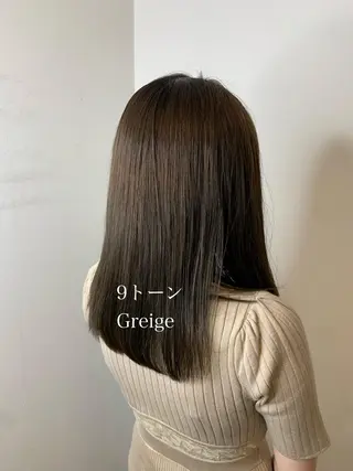 セミロング メンズバレイヤージュ 斉藤春のヘアスタイル