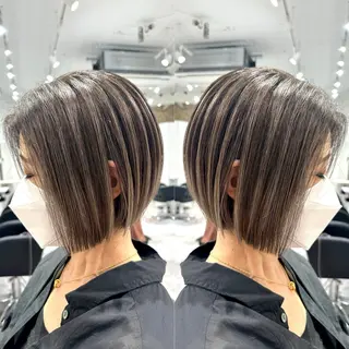 ショート 海外レイヤーカット 🇺🇸山村拓士のヘアスタイル