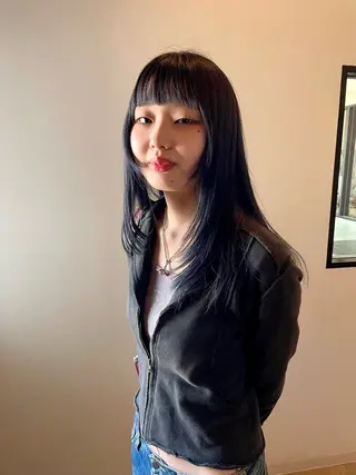 ロング ROCAReTA FOR HAIR 千本丸太町店所属・なかがきはな/ボブ/ レイヤー/パーマのヘアスタイル