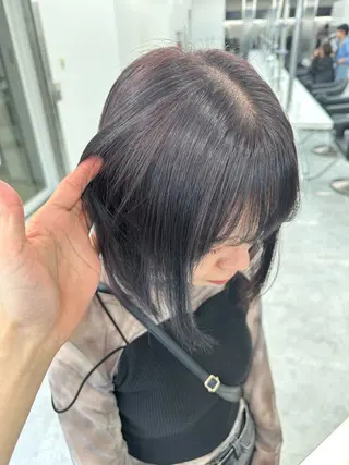 ショート カラー ダブルカラー 韓国レイヤーKYONのヘアスタイル