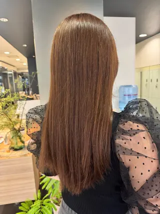 ロング ダブルカラーベージュ カラー/tuburaのヘアスタイル