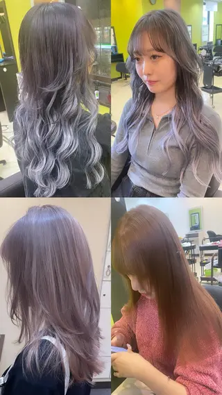 ロング 12月限定クーポン 💕大量更新ブリーチのヘアスタイル