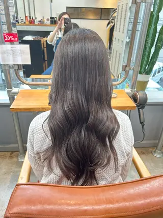 ロング カラー 🎀たな 🧸のヘアスタイル