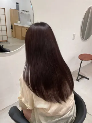 ロング カラー 韓国ヘア/韓国風 パーマ/kazueのヘアスタイル