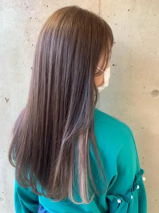 ロング 近 紗理奈のヘアスタイル