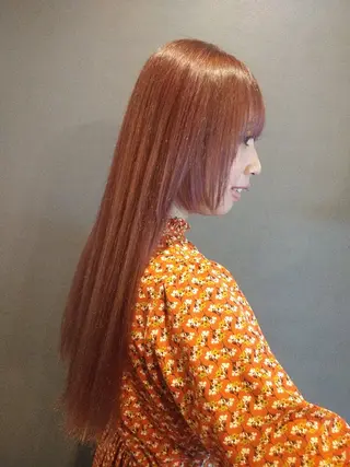 ロング カラー 久村 奈菜のヘアスタイル
