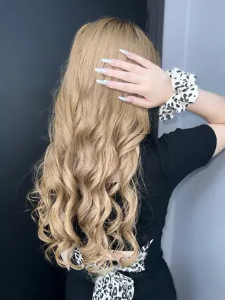 ロング 田中 みなみのヘアスタイル
