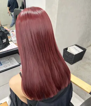 セミロング カラー パーマ ヘアアレンジ メンズ mona/ ストレートスタイル✨のヘアスタイル