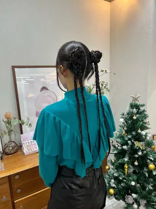 ヘアアレンジ chika/艶カラー /似合わせカラーのヘアスタイル