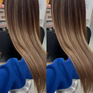 ロング シールエクステ🎀 羽エクステ🌙しぇるのヘアスタイル