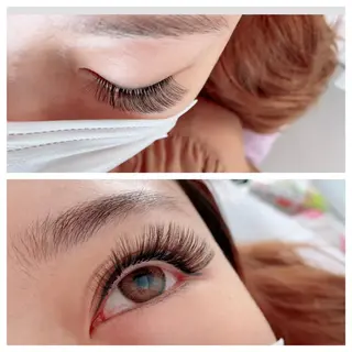 カラー パーマ ヘアアレンジ キッズ ネイル マツエク・マツパ 神山 ビューティー・アイのマツエク・マツパデザイン