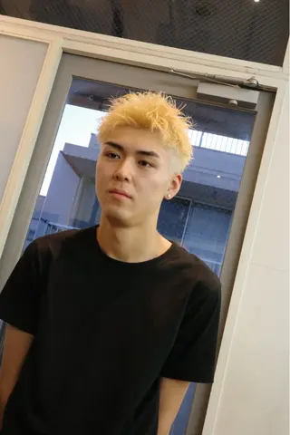 ショート カラー メンズ fifth札幌 堀内新史のヘアスタイル