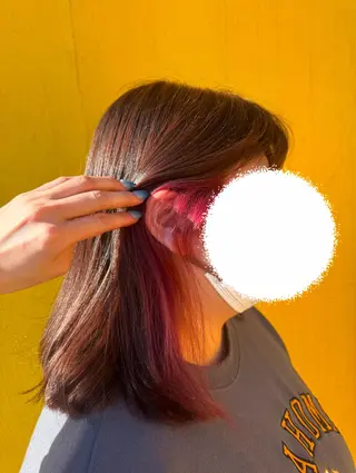 ミディアム カラー カトレア ルシエル所属・久保 樹音のヘアスタイル