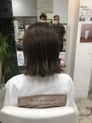 ショート カラー [髪質改善] 北生駒 店長/古居聖理のヘアスタイル