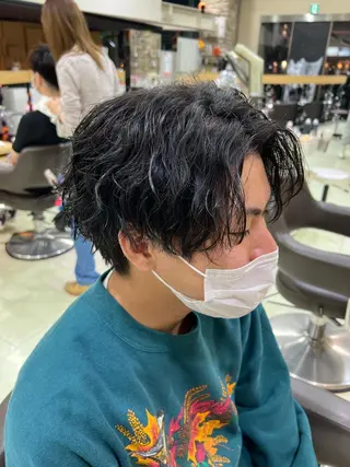 パーマ メンズ メンズカット/柏/韓 国/メンズパーマ航太のヘアスタイル