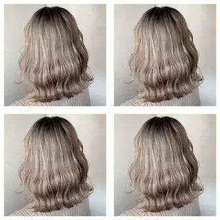 ミディアム カラー 似合わせ/ブリーチ カラー.岡田友仁のヘアスタイル