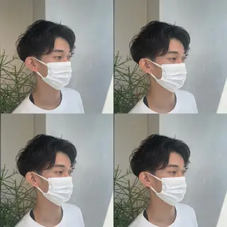 メンズ 渋谷レイヤーカット/ 暖色艶カラー🩵高橋のヘアスタイル