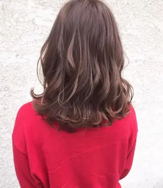 セミロング カラー パーマ ヘアアレンジ メンズ キッズ マツエク・マツパ Luela堅田所属・田中 裕士のヘアスタイル