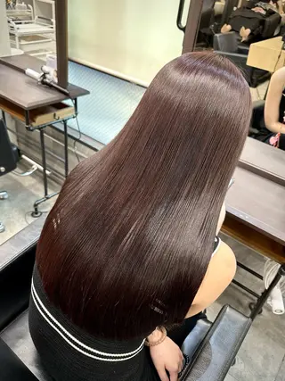 ロング カラー 髪質改善特化サロン ICONIQ天神店のヘアスタイル