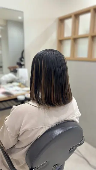 カラー 🎀ᩚ透明感カラー｜ ベージュカラー🧸のヘアスタイル
