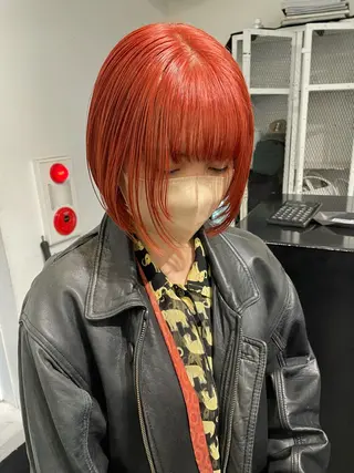 ショート カラー パーマ ヘアアレンジ メンズ キッズ ネイル マツエク・マツパ アイブロウ 艶ハイトーン/ヘア アレンジAYAKAのヘアスタイル