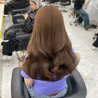 ロング カラー パーマ ヘアアレンジ メンズ キッズ Lumo所属・💖横浜ブリーチなし 💖MIHOのヘアスタイル