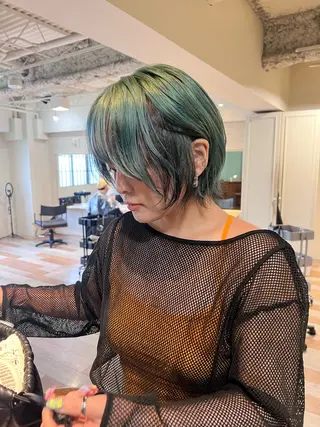 ショート カラー 🌈デザインヘア職人 Kaede🌈のヘアスタイル