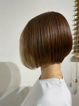 ショート 🐬脱白髪染めカラー 清水大世🐬のヘアスタイル