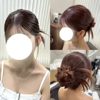 ロング ヘアアレンジ 💎Code.💎 risa🪄のマツエク・マツパデザイン