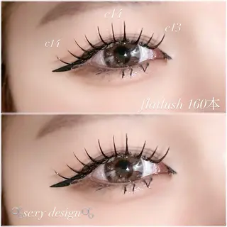 マツエク・マツパ 🩰みくう/束感 マツエク/マツパ🩰のマツエク・マツパデザイン