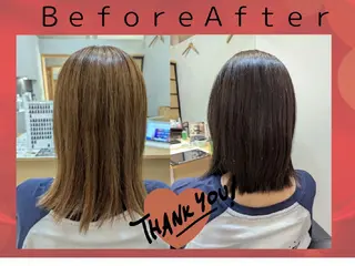 カラー 縮毛矯正・髪質改善専門店 髪屋こころ 東川口店所属・髪屋こころ 峯村 衣舞のヘアスタイル