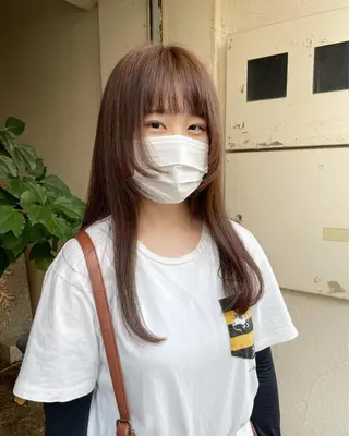 ロング カラー tomo🍒パーマ ハイトーン似合わせのヘアスタイル