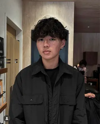 ショート メンズ パーマ率No.1 ／𝑻𝑨𝑲𝑼のヘアスタイル