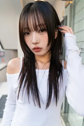 ロング カラー a iのヘアスタイル