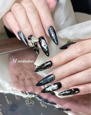ロング M🌷nail 長さだし専門店のネイルデザイン