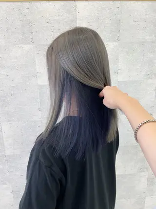 ミディアム カラー SAKI 新宿のヘアスタイル