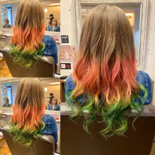 ロング ヘアアレンジ メンズ パーマ カラー 💜美髪特化💜 MASAのヘアスタイル