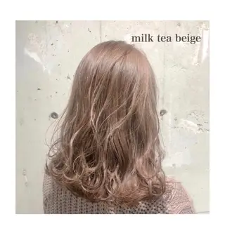 ミディアム カラー パーマ ヘアアレンジ メンズ キッズ ネイル マツエク・マツパ Rene'所属・当日予約⭕️ yuriのヘアスタイル