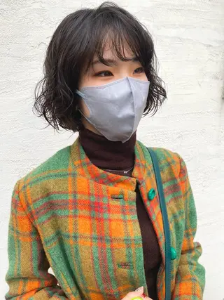 ショート パーマ 千 田のヘアスタイル