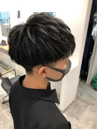 ショート 京都美容師 塩のヘアスタイル